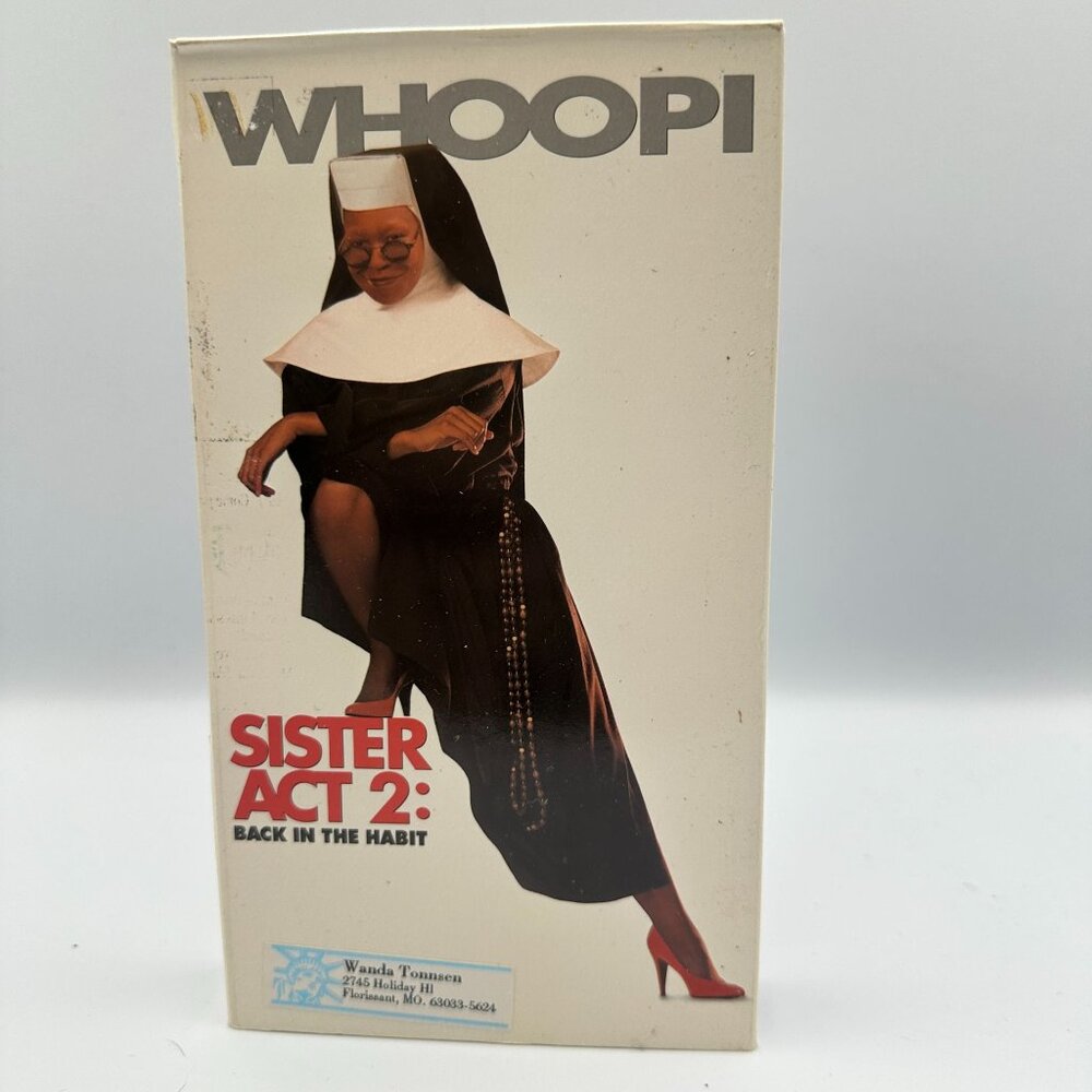 Sister Act 2: Back In The Habit VHS 1993 Whoopi Goldberg Comedy Musical